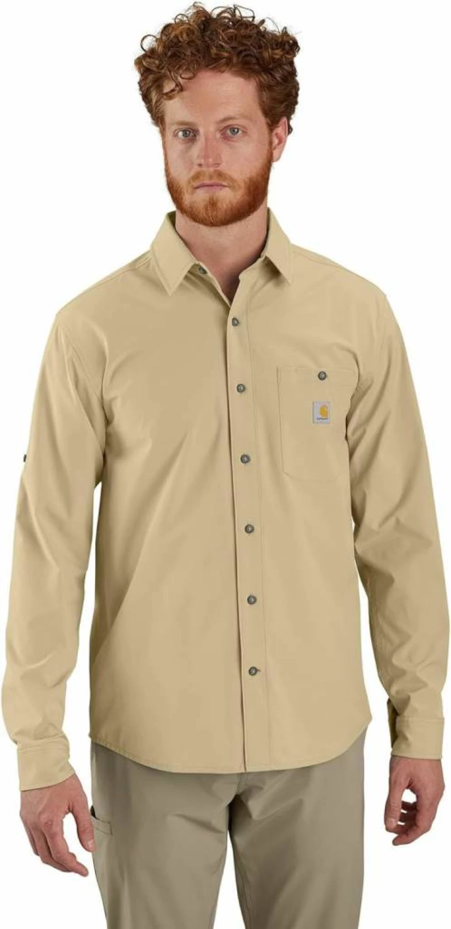 Carhartt Men's Force Sun Defender Relaxed Fit Lightweight Long Sleeve Shirt UPF Sun Protection Workwear