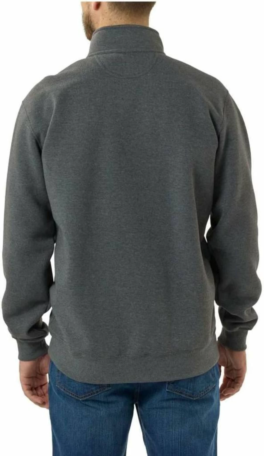 Carhartt Men's Loose Fit Quarter-Zip Mock Neck Pullover Sweatshirt - Midweight Fleece Workwear