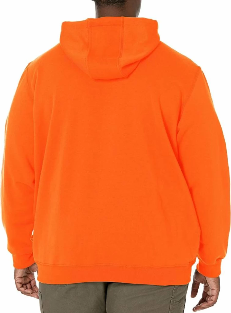 Carhartt Men's K121 Loose Fit Midweight Sweatshirt - Heavyweight Cotton Pullover Hoodie for Work & Casual Wear