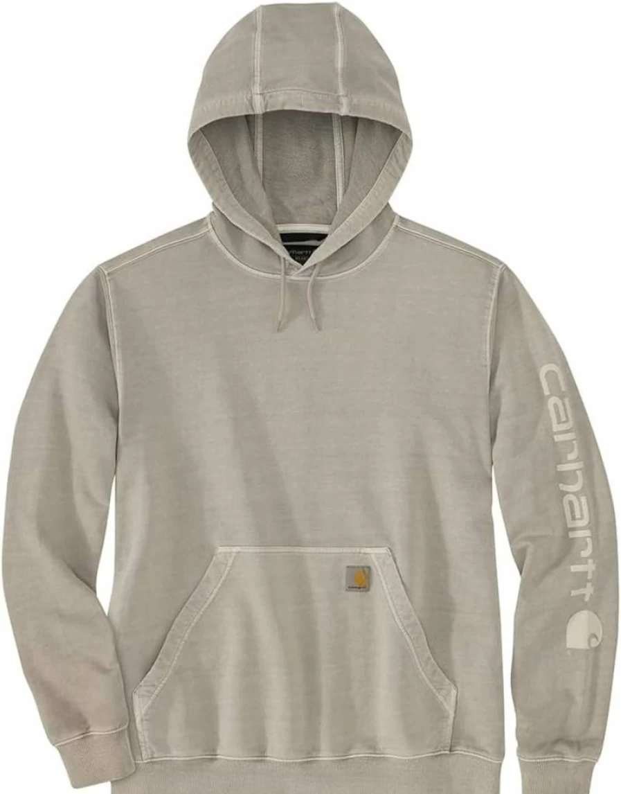 Carhartt Men's Relaxed Fit Graphic French Terry Sweatshirt - Midweight Garment Dyed Pullover