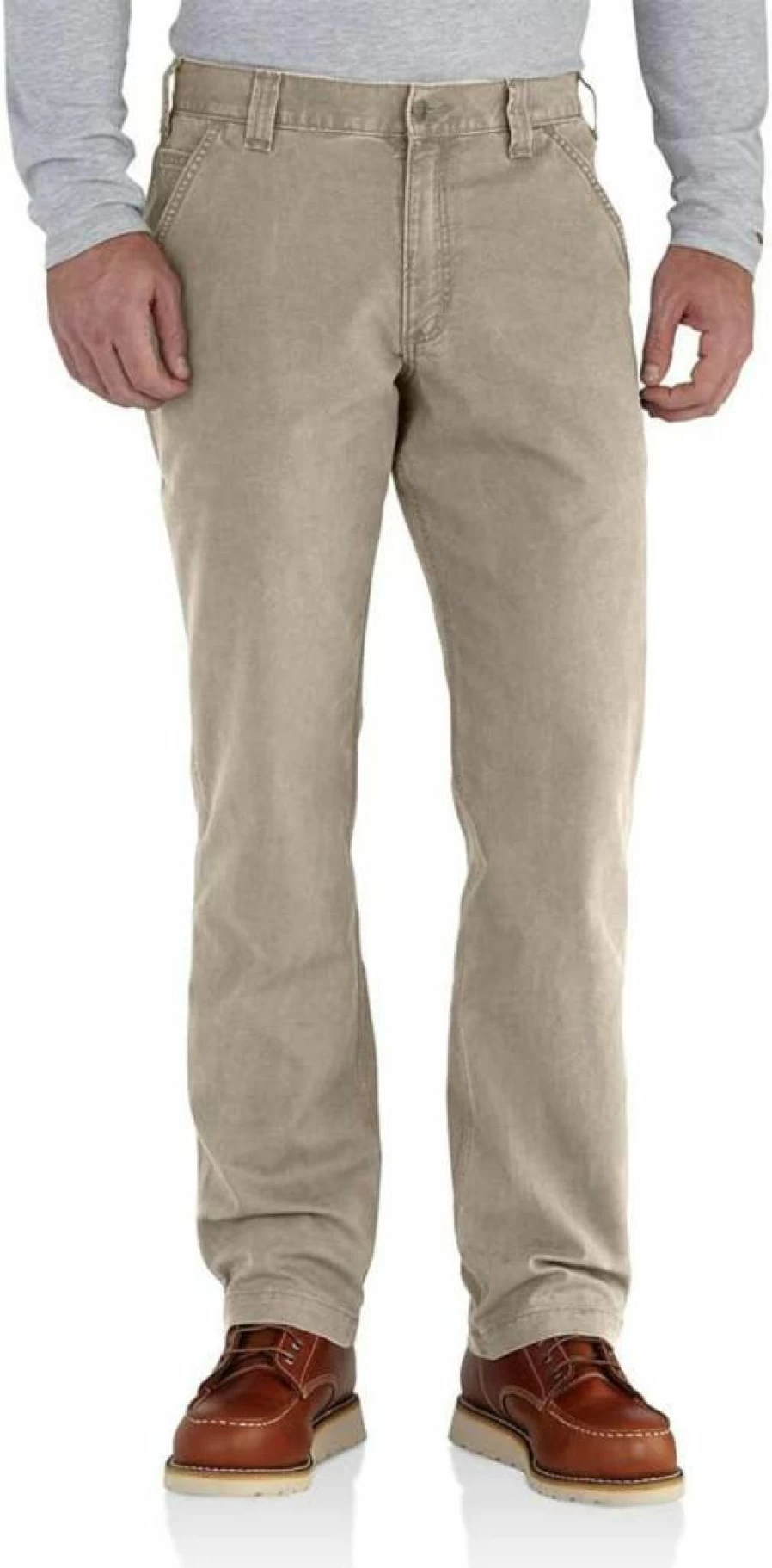 Carhartt Men's Relaxed Straight Fit Rigby Dungaree Work Pants Durable Cotton Jeans