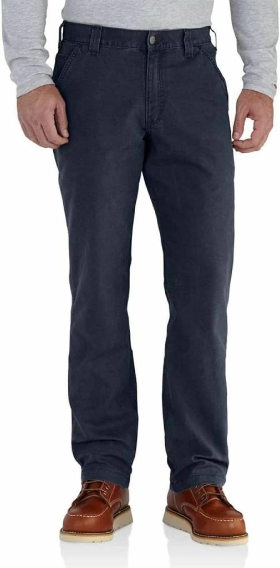 Carhartt Men's Relaxed Straight Fit Rigby Dungaree Work Pants Durable Cotton Jeans