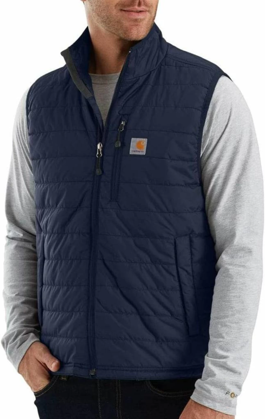 Carhartt Men's Lightweight Insulated Vest with Rain Defender, Relaxed Fit for All-Weather Protection