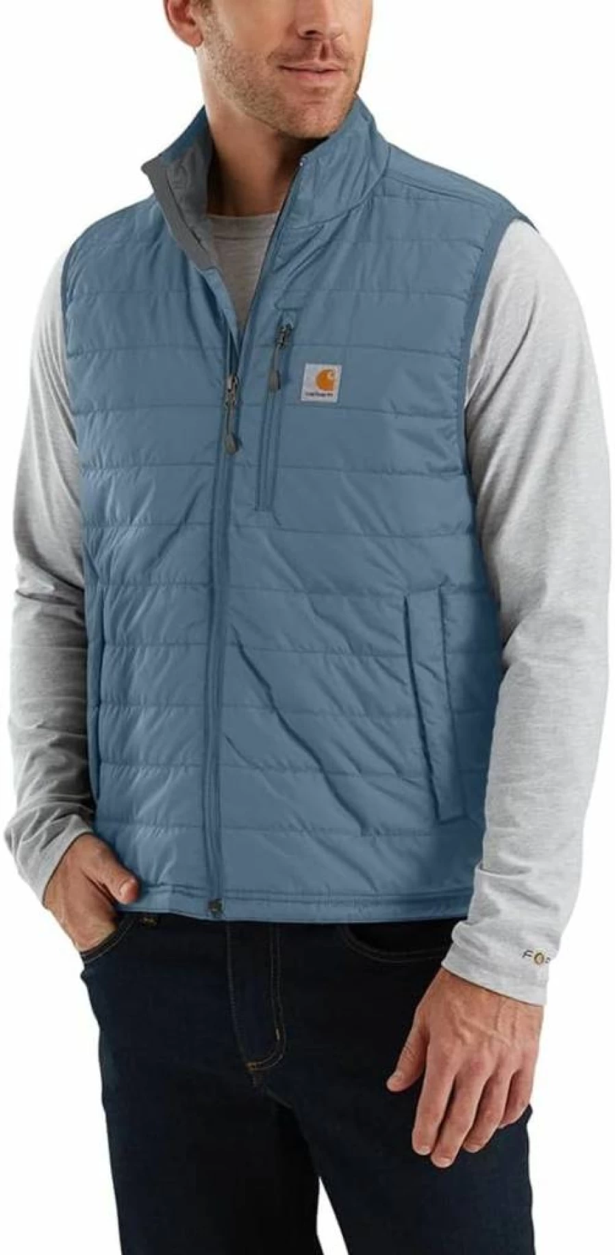 Carhartt Men's Lightweight Insulated Vest with Rain Defender, Relaxed Fit for All-Weather Protection