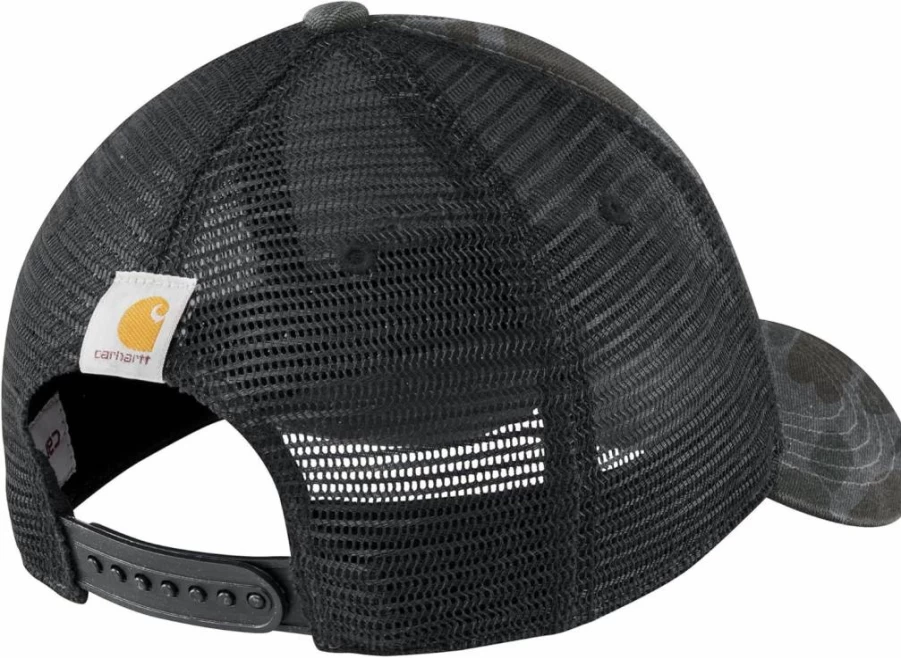 Carhartt Men's Canvas Mesh-Back Camo Baseball Cap - 106786 Hunting Outdoor Adjustable Hat