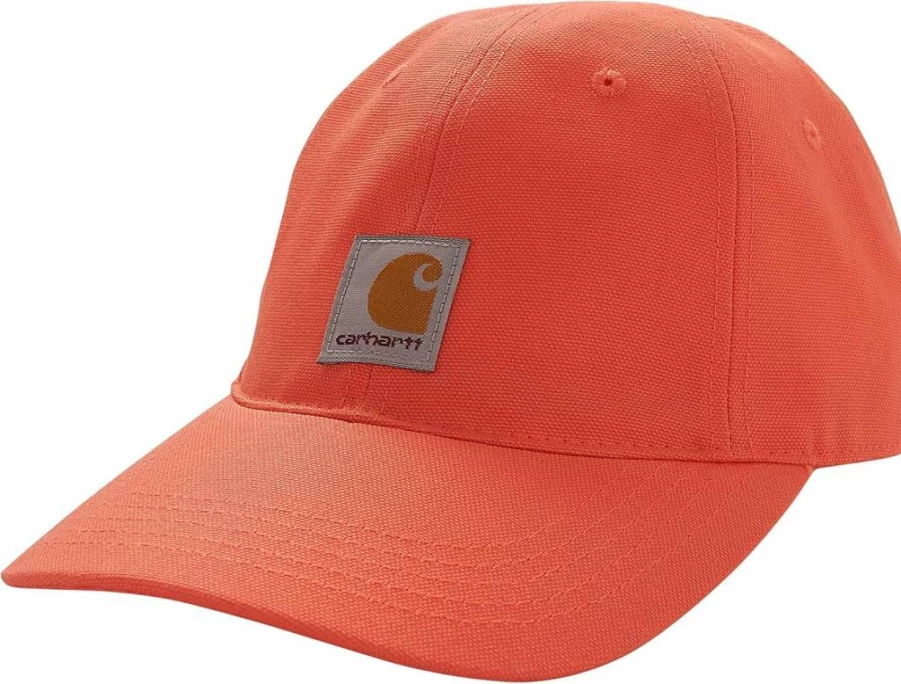 Carhartt Kids' Signature Canvas Baseball Cap - Durable Adjustable Hat for Boys and Girls