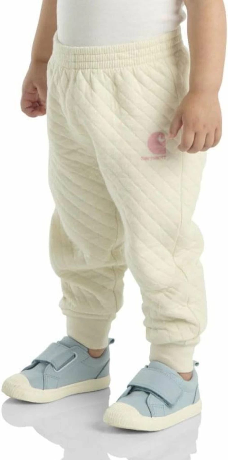Carhartt Girls' CK9486 Quilted Jersey Logo Sweatpants for Kids - Comfortable & Durable