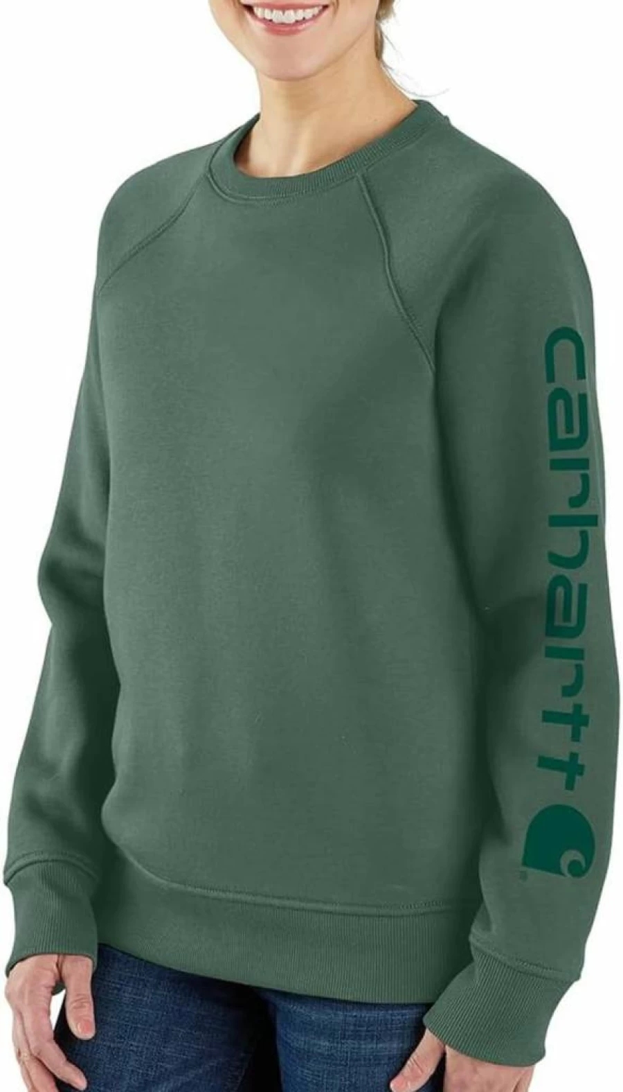 Carhartt Women's Relaxed Fit Midweight Graphic Crewneck Sweatshirt 106718