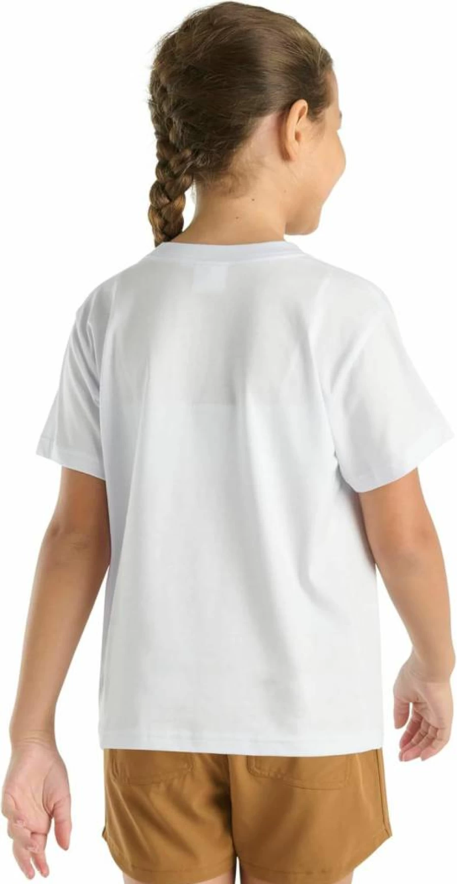 Carhartt Girls' Short-Sleeve Tonal Patch Pocket T-Shirt - Ca7109 Kids' Casual Tee