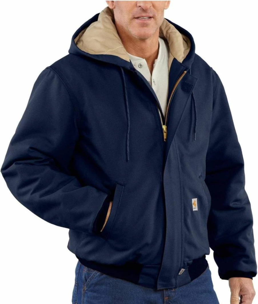 Carhartt Men's Big & Tall Flame Resistant Duck Traditional Coat - Durable Workwear Jacket