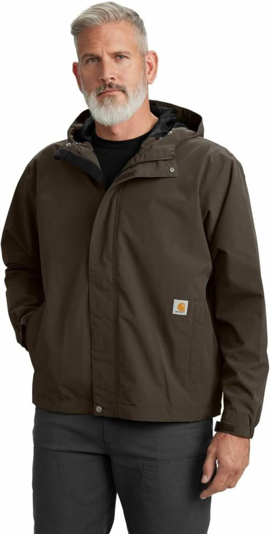 Carhartt Men's Storm Defender Lightweight Jacket - Loose Fit Water-Resistant Outdoor Workwear