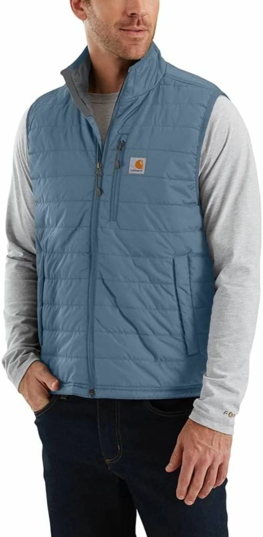 Carhartt Men's Lightweight Insulated Vest with Rain Defender, Relaxed Fit for Comfort and Durability