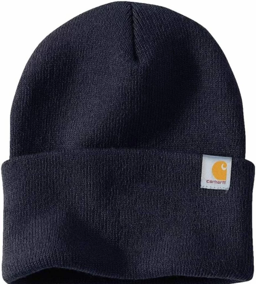 Carhartt Men's Cuffed Knit Beanie Hat for Winter Warmth & Style 104597