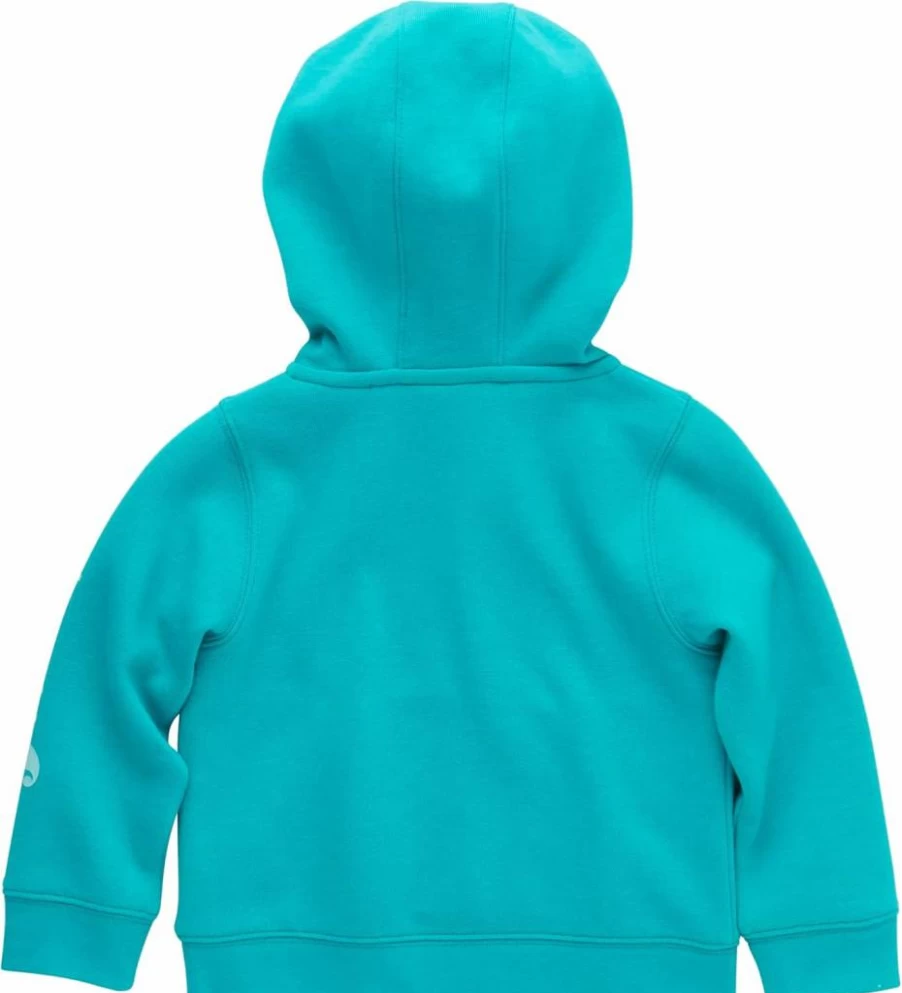 Carhartt Girls' Long-Sleeve Quilted Half-Zip Jersey Sweatshirt - Ca7106 Kids' Pullover