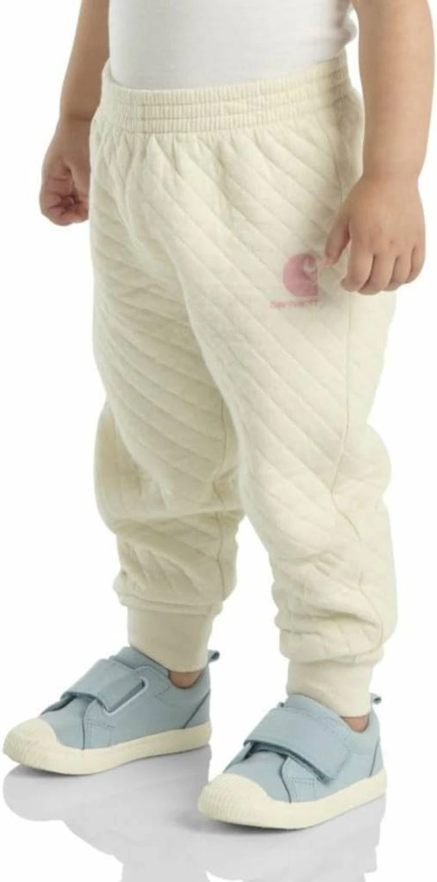 Carhartt Girls' CK9486 Quilted Jersey Logo Sweatpants for Kids - Comfortable & Durable