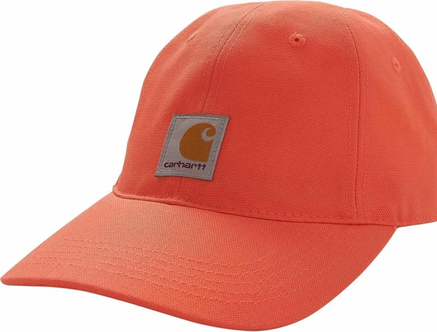 Carhartt Kids' Signature Canvas Baseball Cap - Durable Adjustable Hat for Boys and Girls