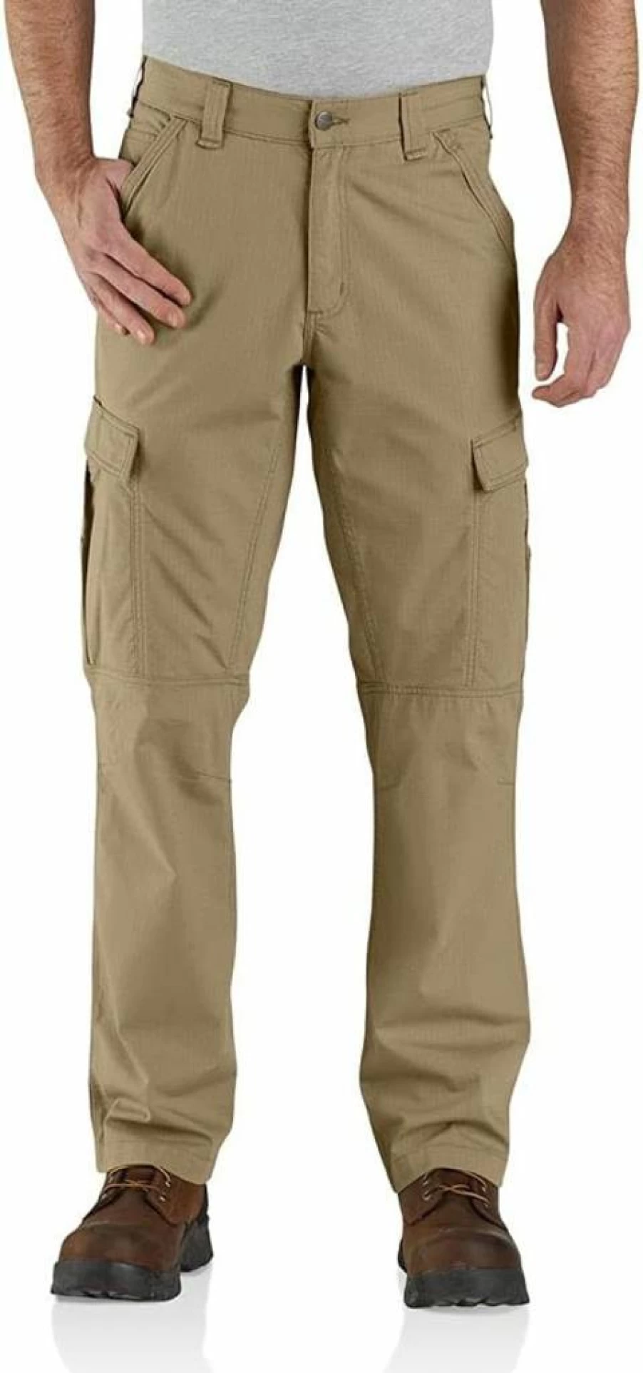 Carhartt Men's Relaxed Fit Ripstop Cargo Pants Durable Workwear for Tough Jobs