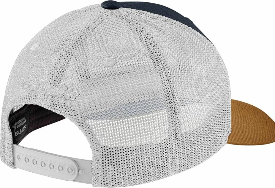 Carhartt Men's Canvas Mesh-Back C Patch Cap - 106742 Adjustable Work Hat