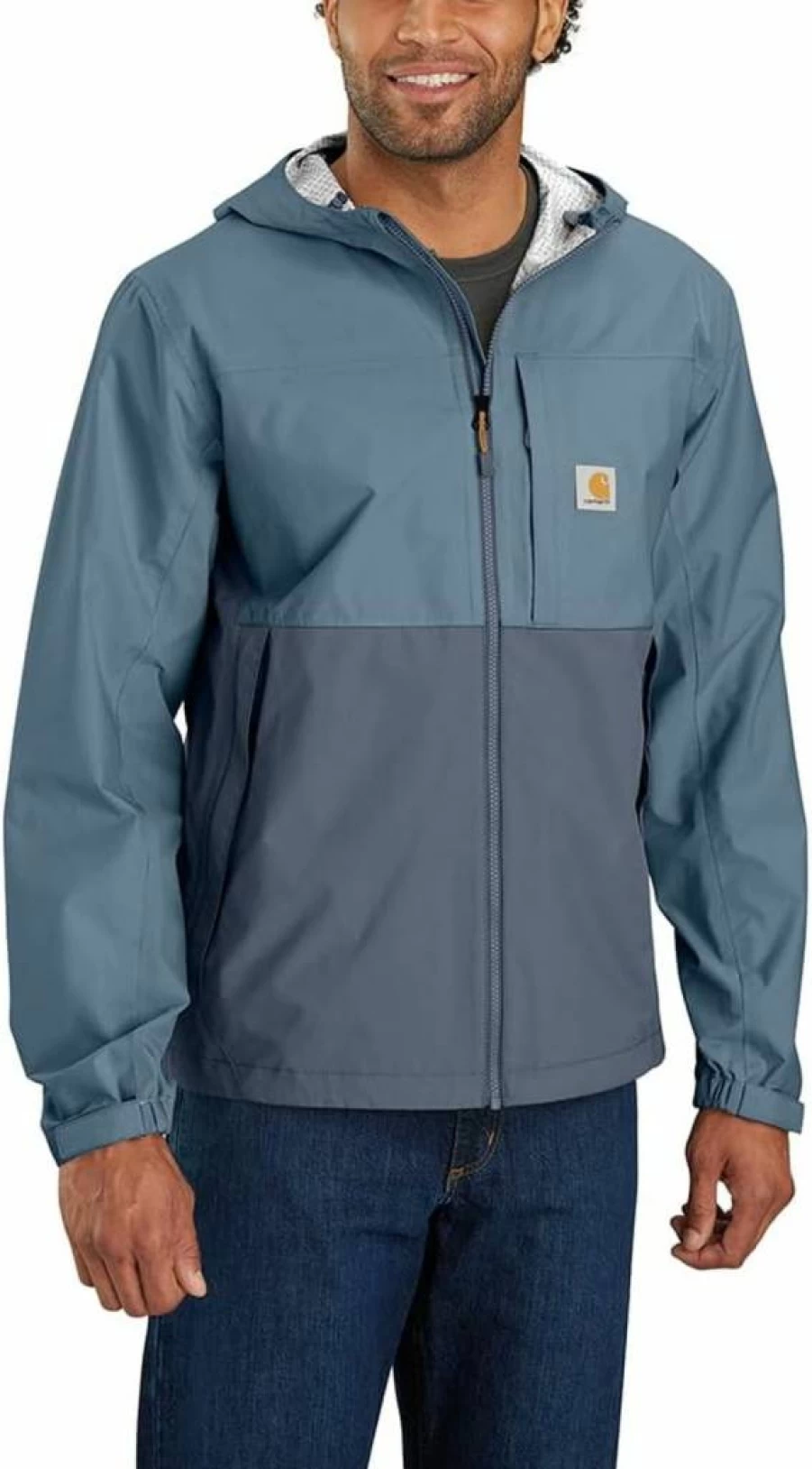Carhartt Men's Lightweight Packable Storm Defender Jacket - Relaxed Fit Water-Resistant Outerwear