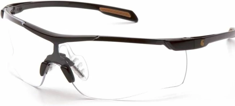 Carhartt Cayce CHB918ST Safety Glasses with Sandstone Bronze Lens - Durable Protective Eyewear for Work & Outdoor Use