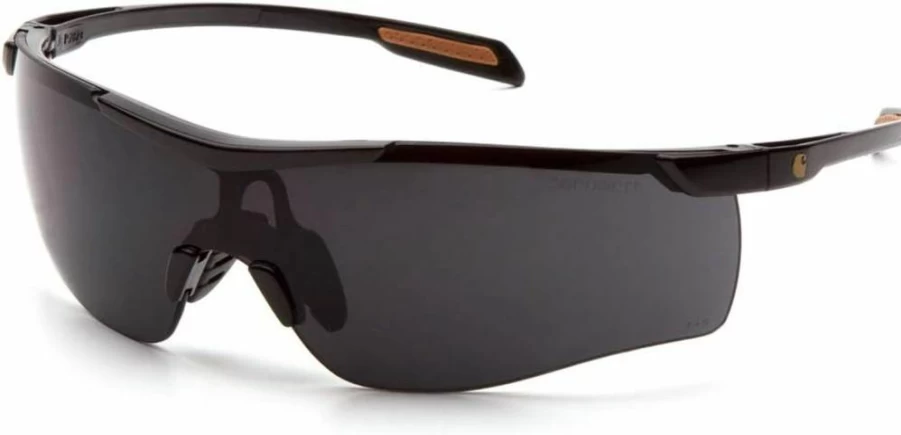 Carhartt Cayce CHB918ST Safety Glasses with Sandstone Bronze Lens - Durable Protective Eyewear for Work & Outdoor Use