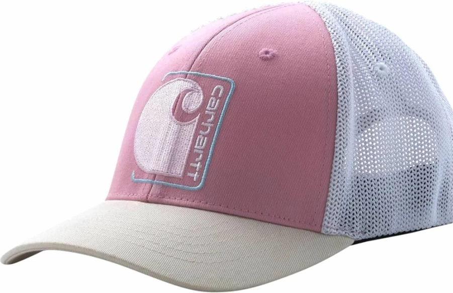 Carhartt Kids' CB9009 Twill Trucker Hat for Boys and Girls - Durable Cotton Twill Adjustable Cap