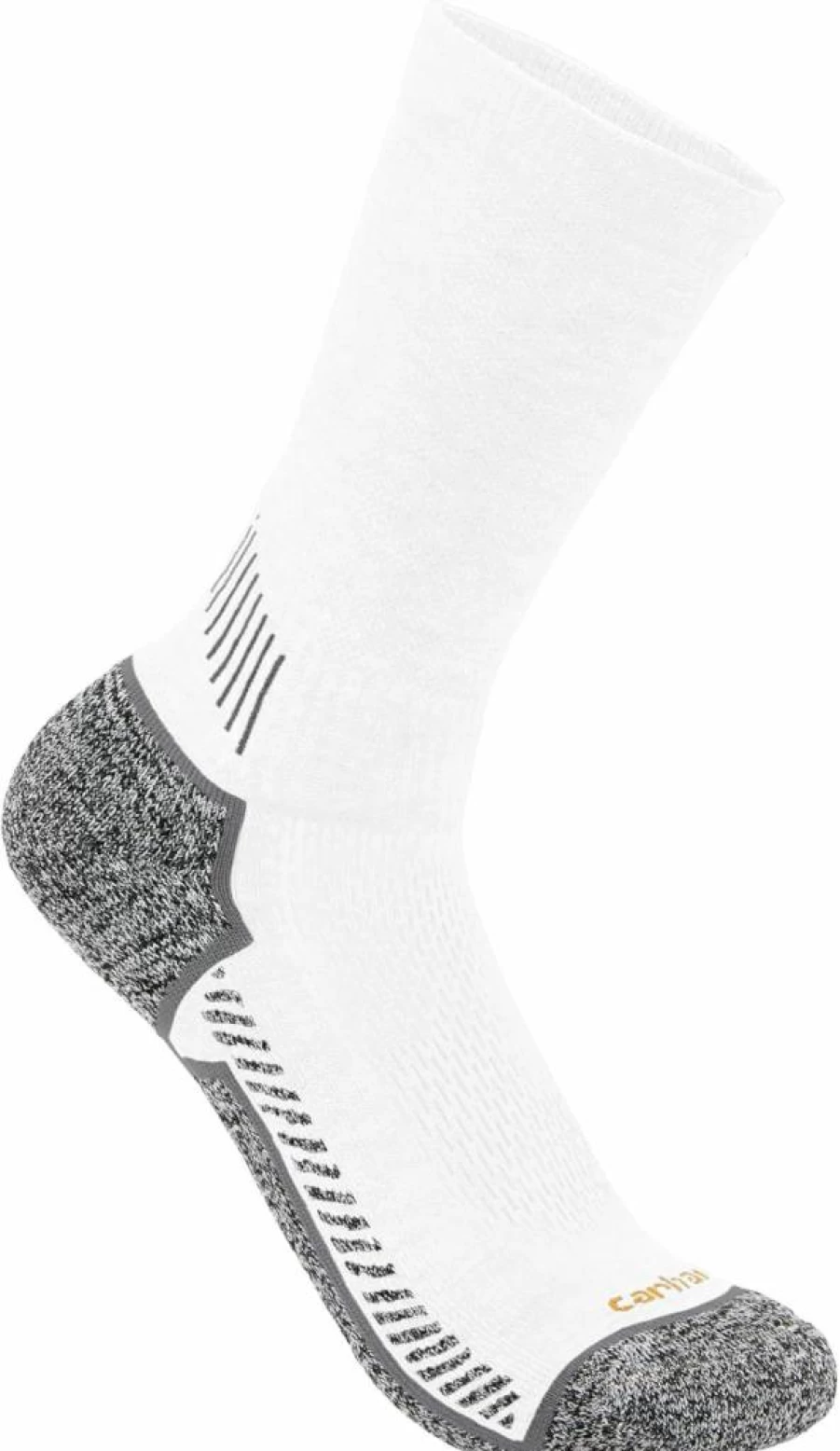 Carhartt Men's Force Performance Work Socks - 3-Pack Durable Crew Socks for Work & Outdoor