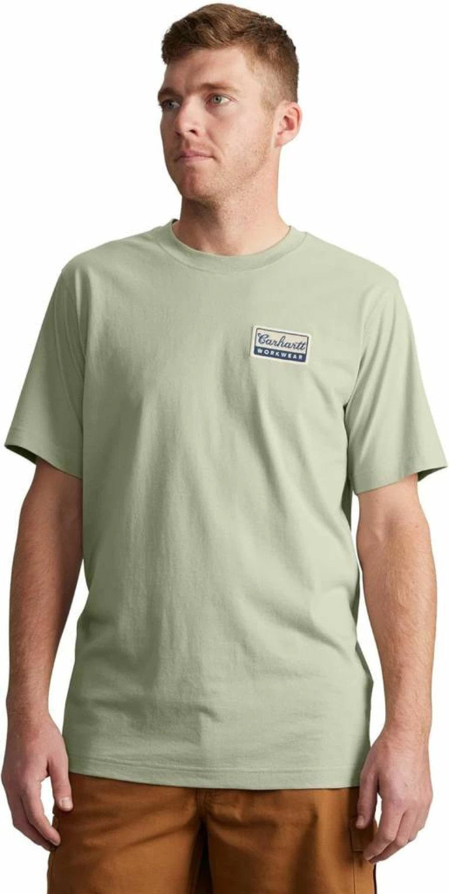 Carhartt Men's Relaxed Fit Lightweight Short-Sleeve T-Shirt with Script Patch