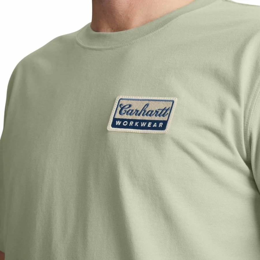 Carhartt Men's Relaxed Fit Lightweight Short-Sleeve T-Shirt with Script Patch