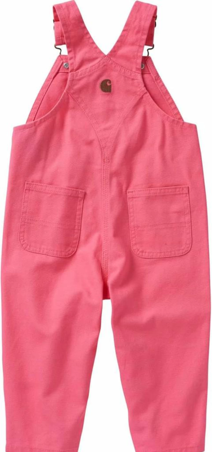 Carhartt Girls' Loose Fit Canvas Bib Overalls CM9712 Durable Workwear for Kids