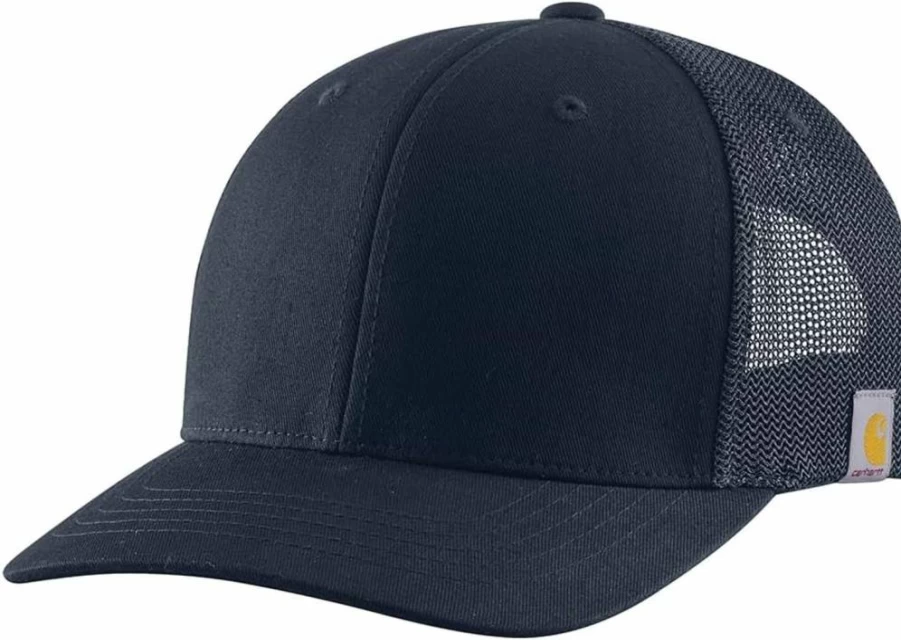 Carhartt Men's Rugged Flex Twill Mesh Back Baseball Cap - Durable Adjustable Work Hat