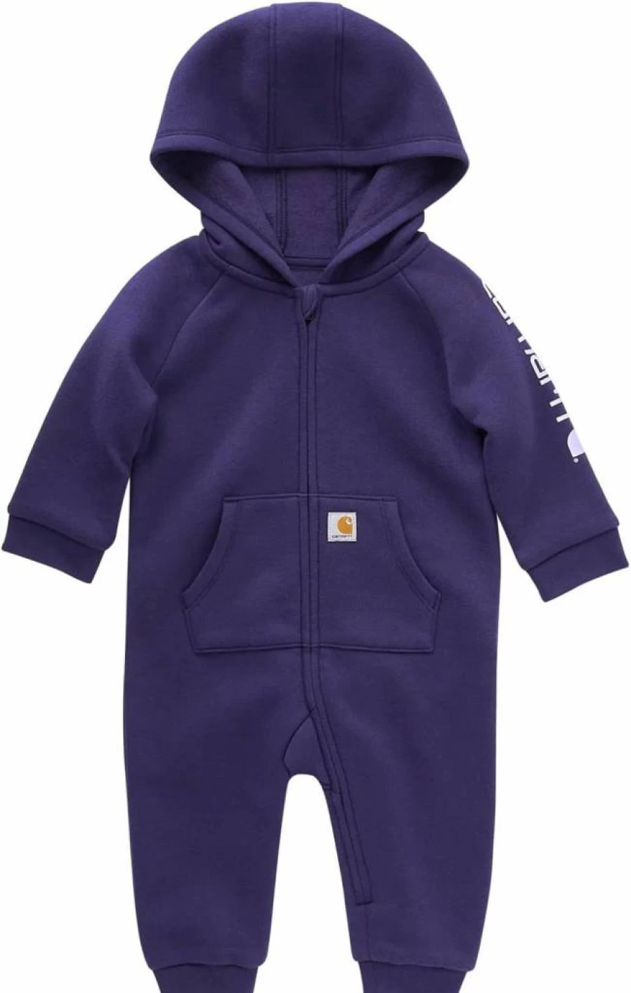 Carhartt Kids Quilted Long-Sleeve Zip-Front Hooded Coverall CM9758 - Durable Workwear for Boys & Girls