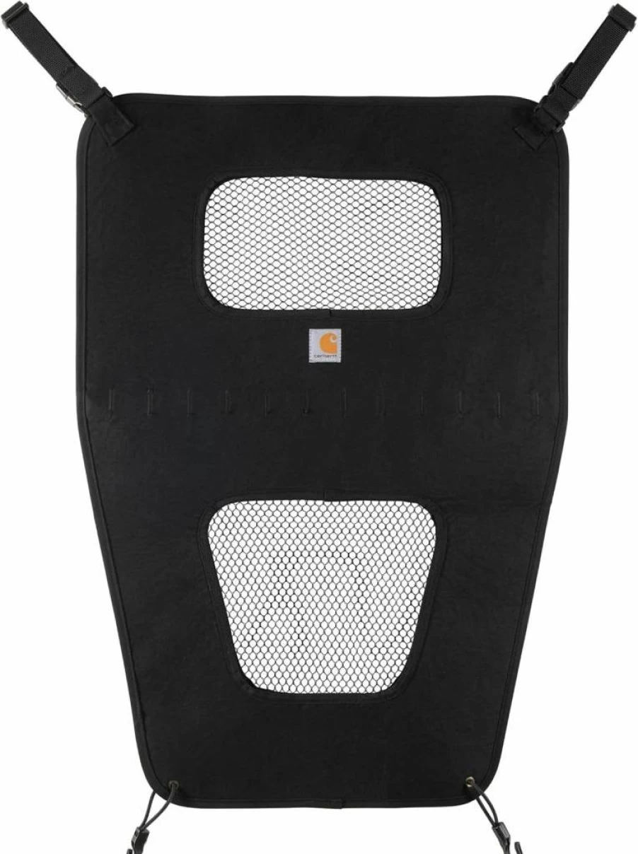 Carhartt Universal Nylon Duck Pet Barrier for Vehicles - One Size Fits All - Durable Black Dog Cargo Protector
