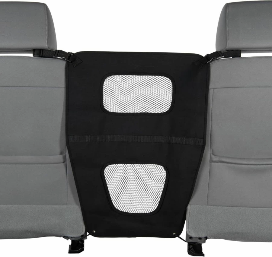 Carhartt Universal Nylon Duck Pet Barrier for Vehicles - One Size Fits All - Durable Black Dog Cargo Protector