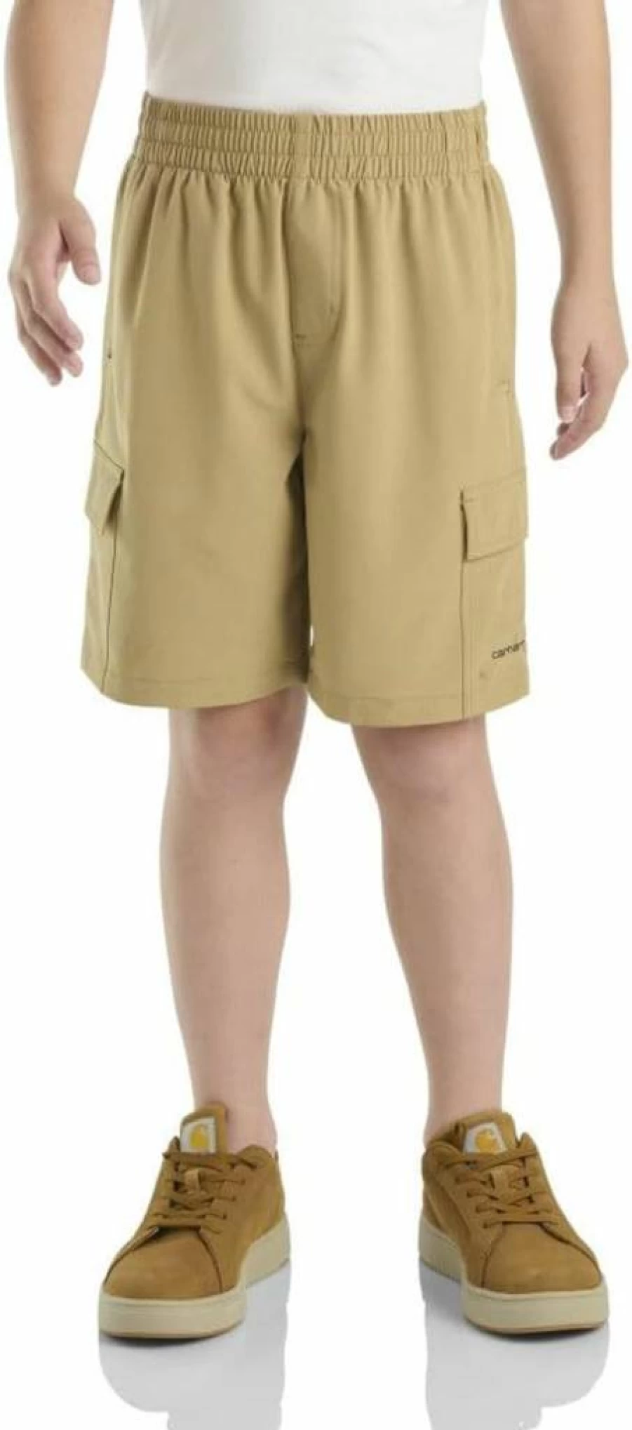 Carhartt Boys' Rugged Flex Ripstop Work Shorts - Durable Kids' Cargo Shorts for Active Play