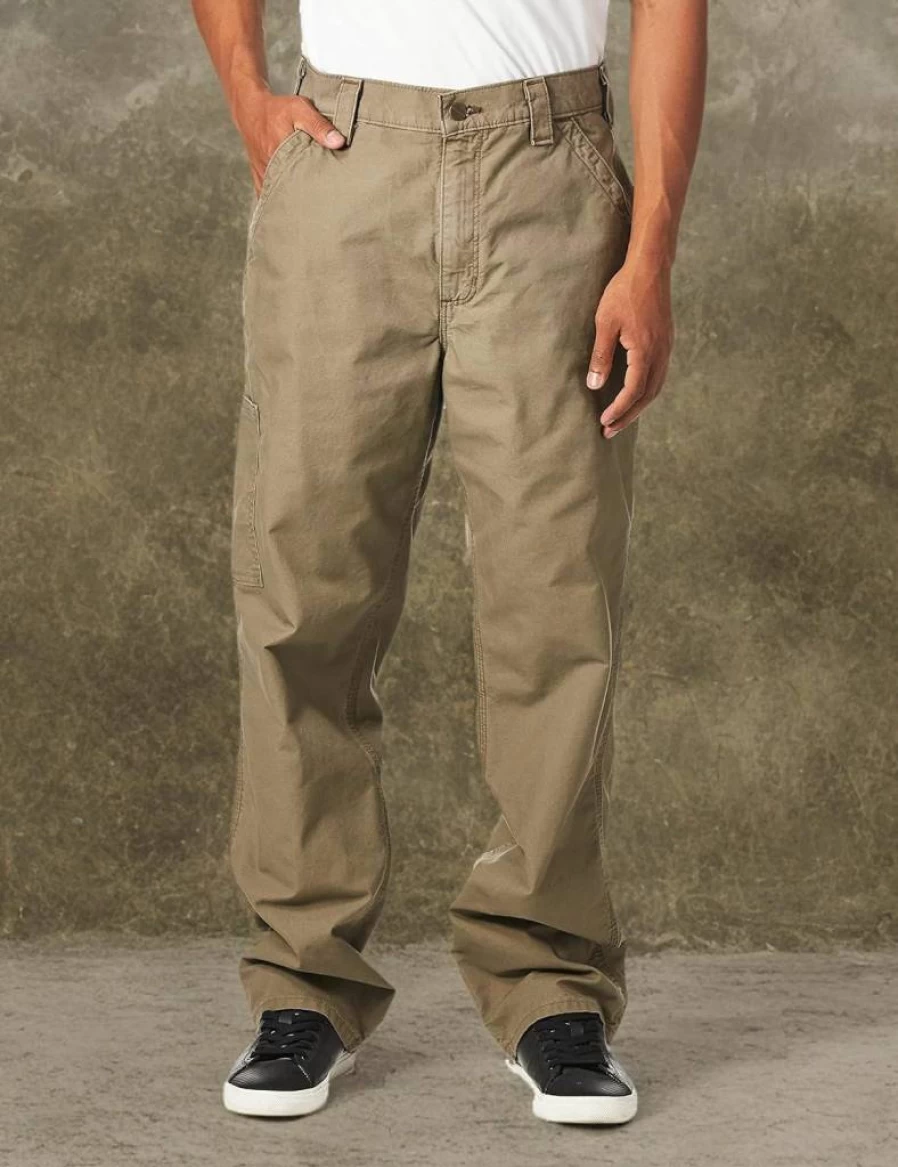 Carhartt Men's B151 Canvas Work Dungaree Overalls - Durable Workwear Coveralls