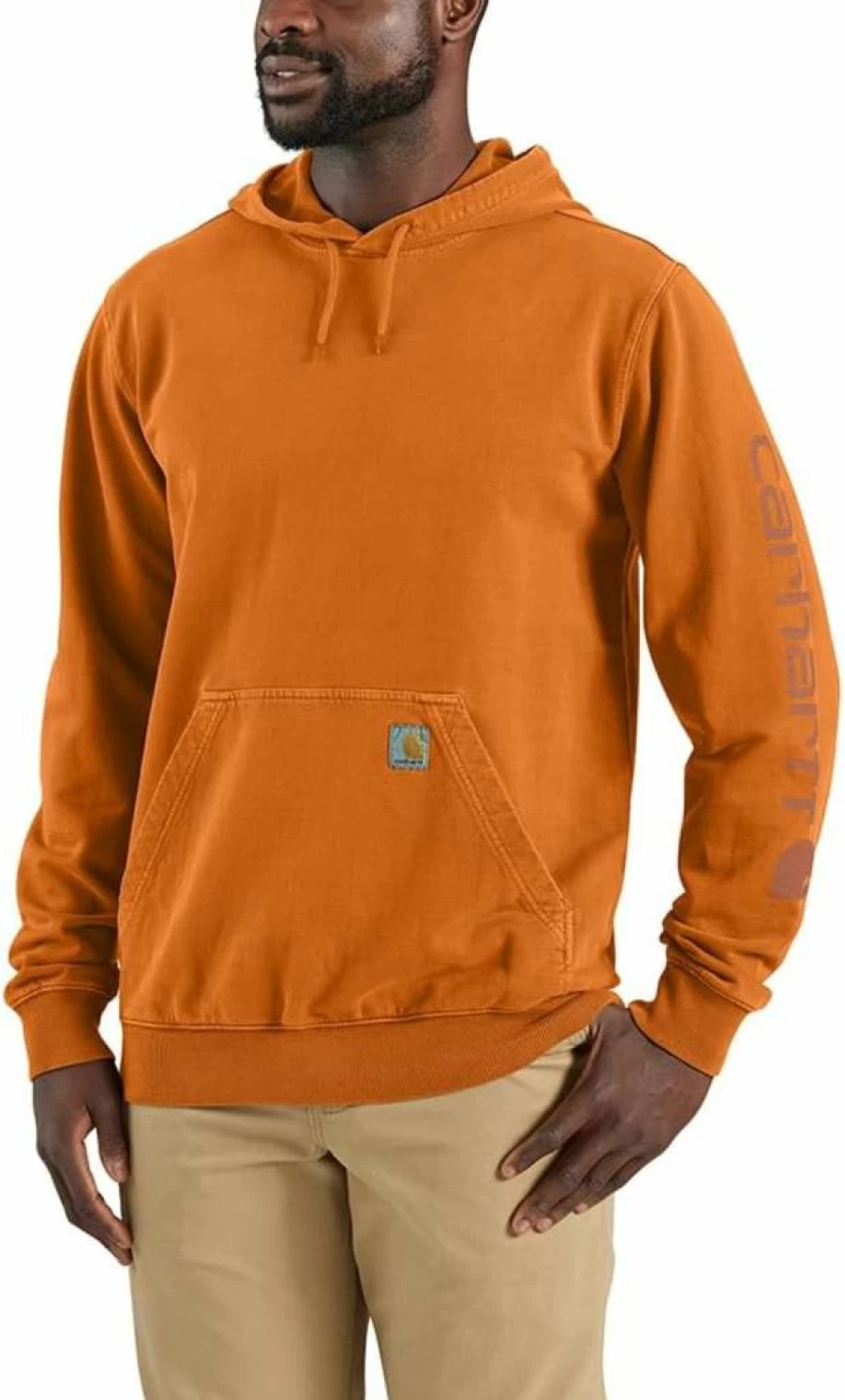 Carhartt Men's Graphic French Terry Sweatshirt - Relaxed Fit, Midweight, Garment Dyed