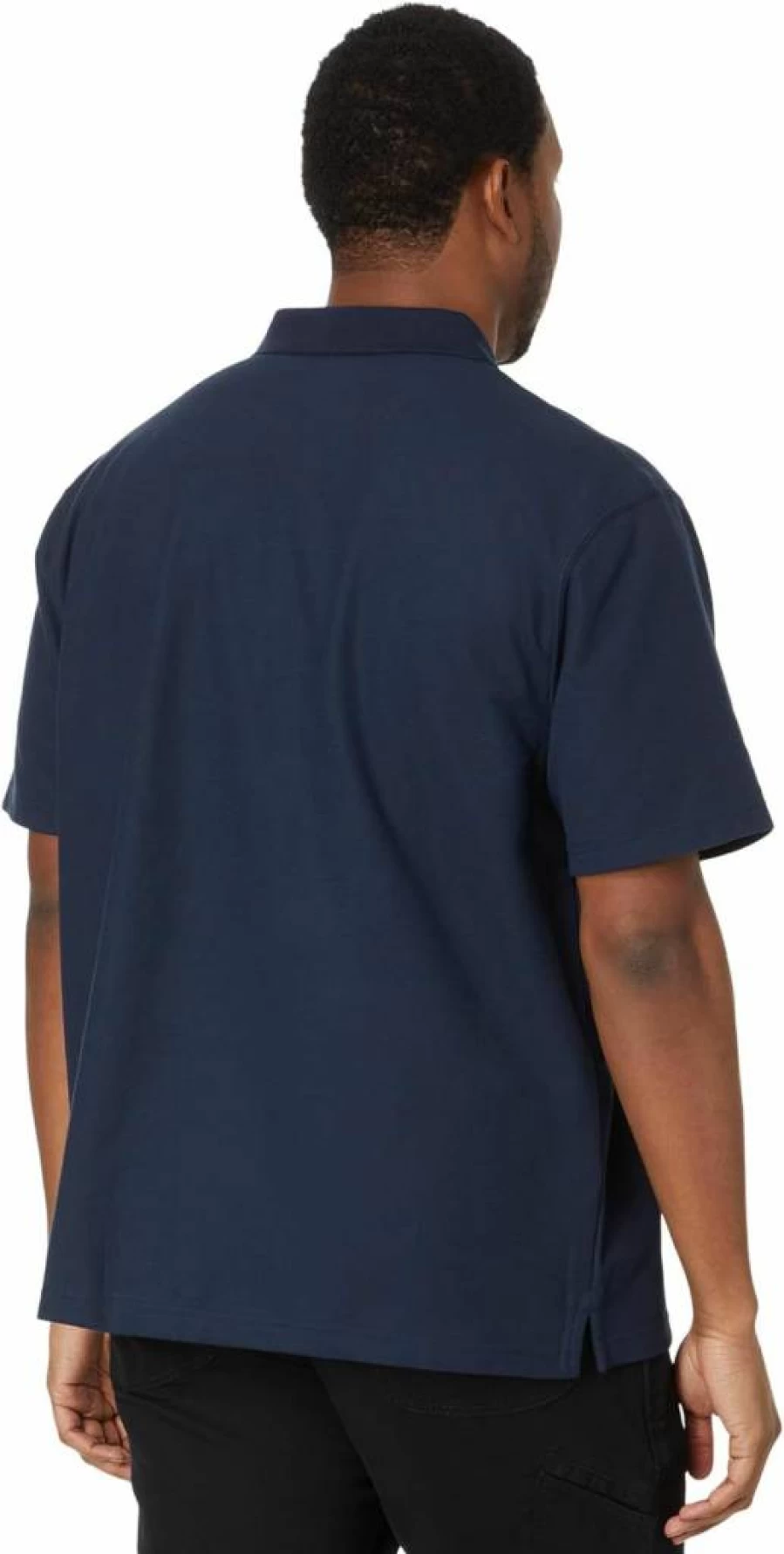 Carhartt Men's Loose Fit Short Sleeve Pocket Polo Shirt - Midweight Cotton Workwear Top