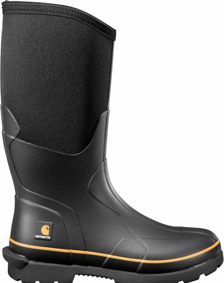 Carhartt Men's Knee High Waterproof Rubber Work Boots - 15 Inch Durability for Outdoor Safety