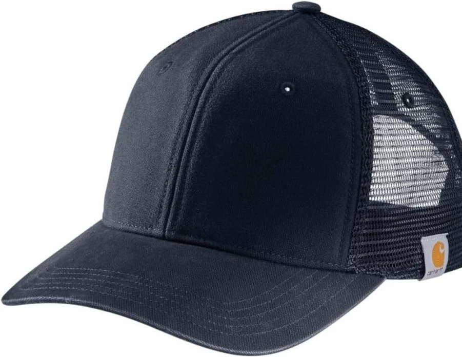 Carhartt Men's Canvas Mesh Back Baseball Cap - Durable Workwear Hat for Men