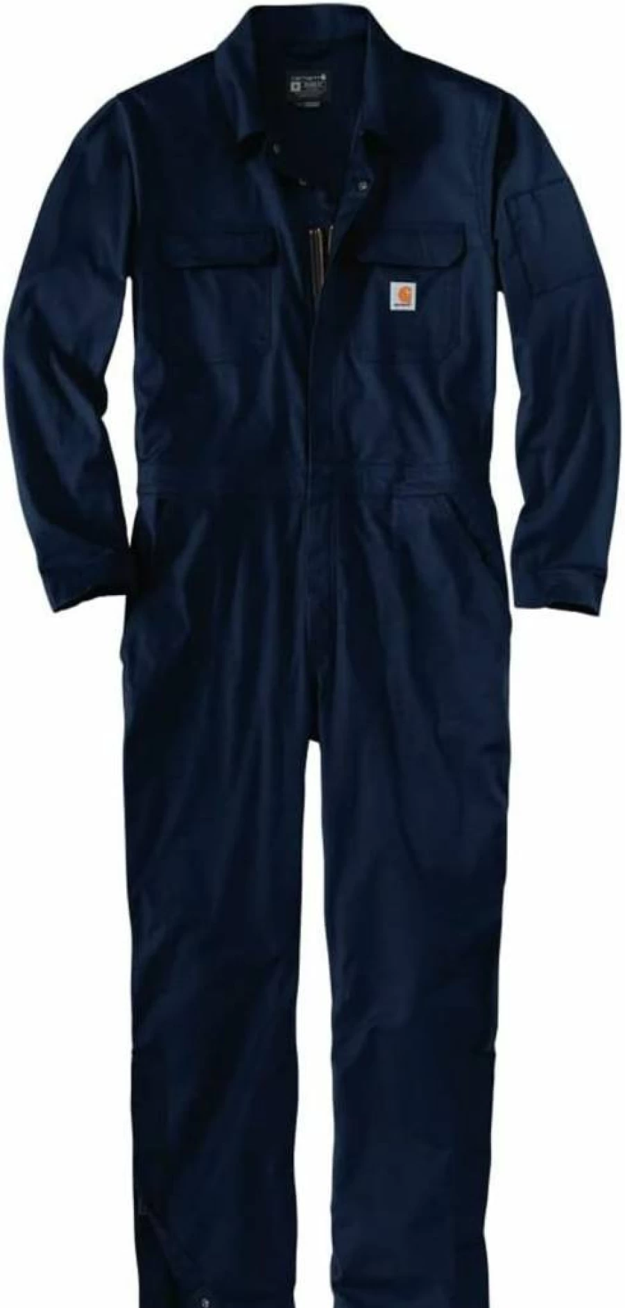 Carhartt Men's Rugged Flex Canvas Coverall Durable Work Jumpsuit for Heavy-Duty Protection