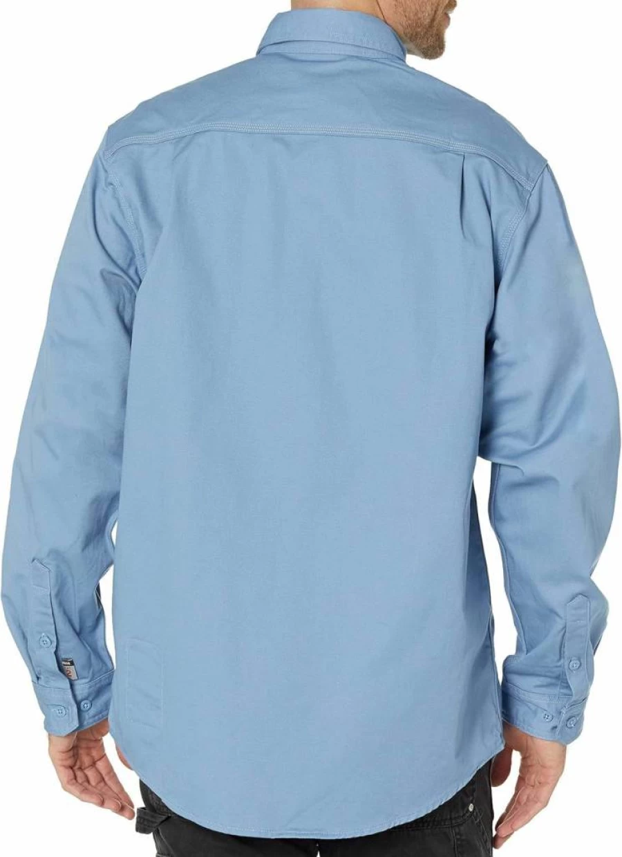 Carhartt Men's Flame-Resistant Long Sleeve Twill Work Shirt with Pocket FRS160