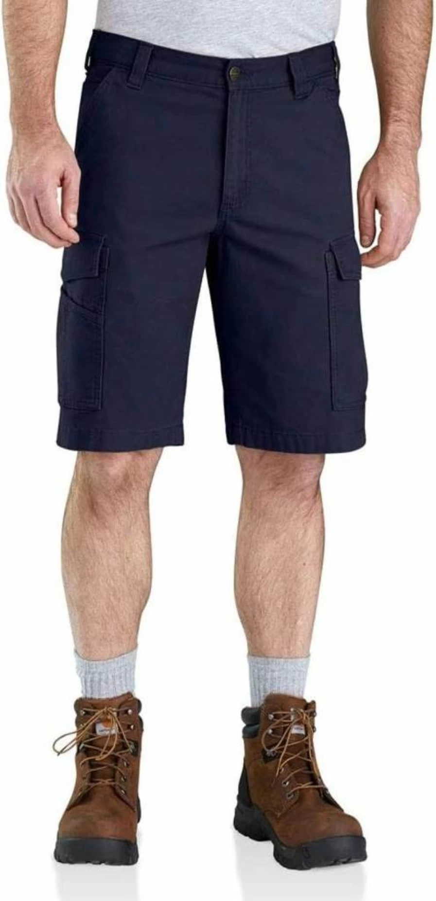Carhartt Men's Rugged Flex Relaxed Fit Durable Canvas Cargo Work Shorts for Heavy Duty Jobs