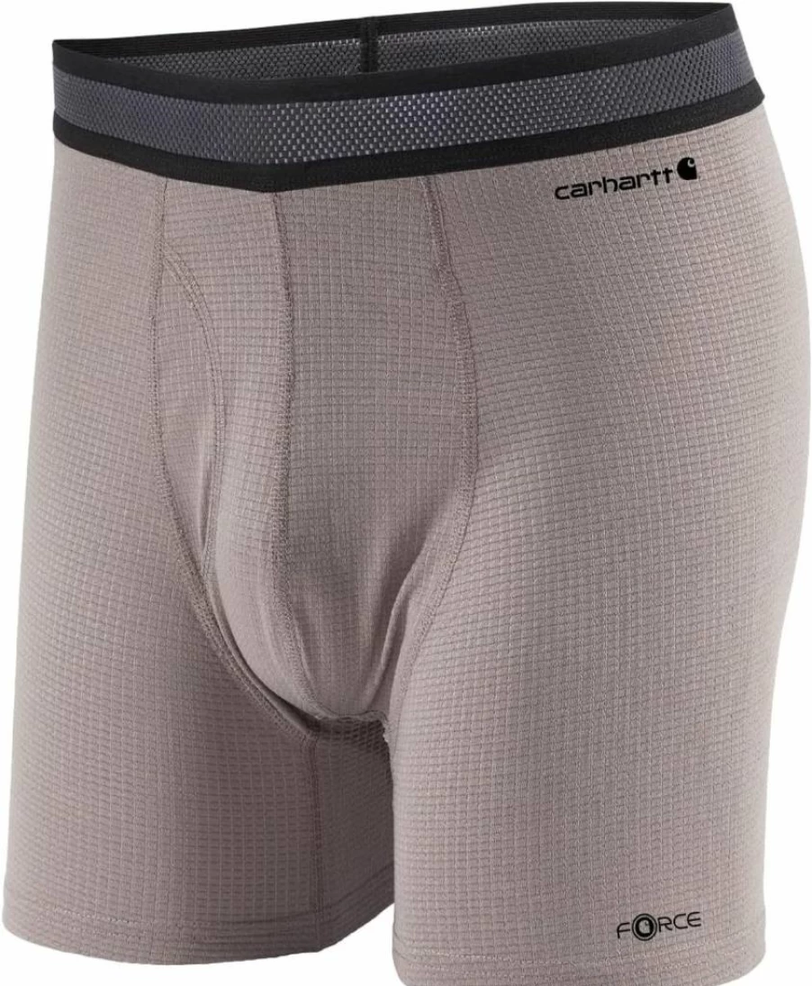 Carhartt Men's Force Stretch Grid Boxer Briefs 5-Inch Underwear