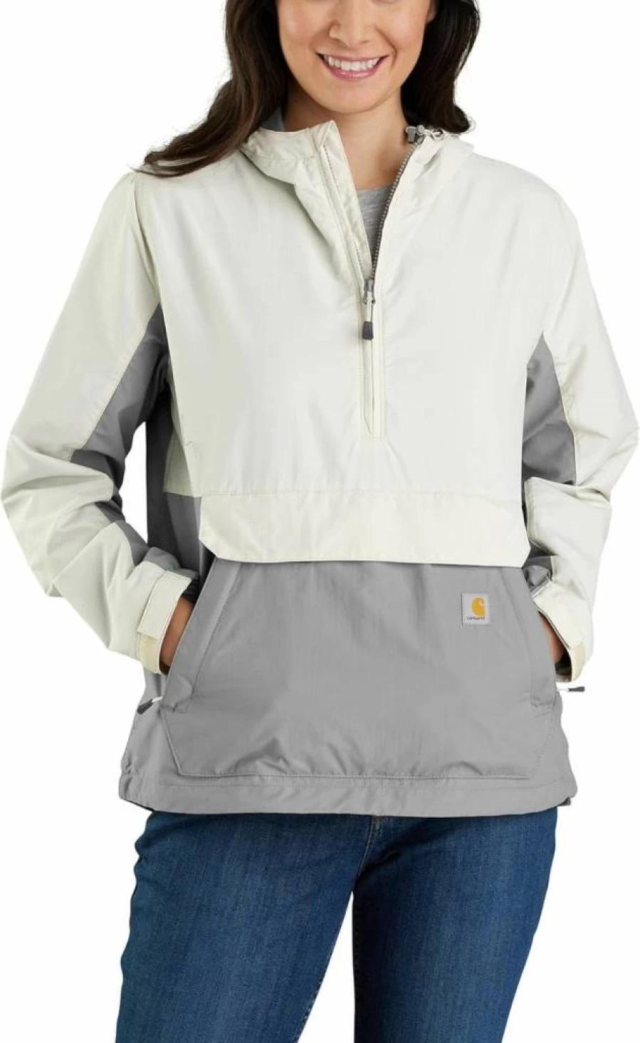 Carhartt Men's Rain Defender Loose Fit Lightweight Packable Anorak Jacket