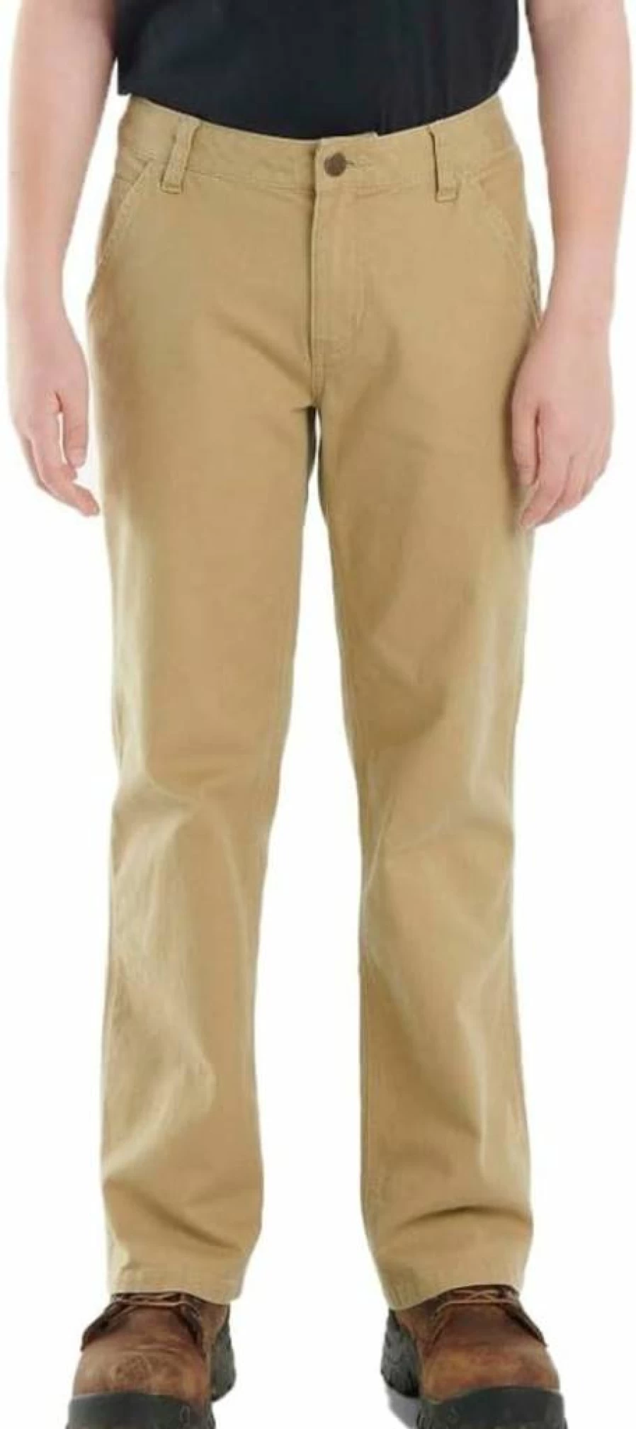 Carhartt Boys' Durable Flex Canvas Utility Work Pants for Tough Jobs