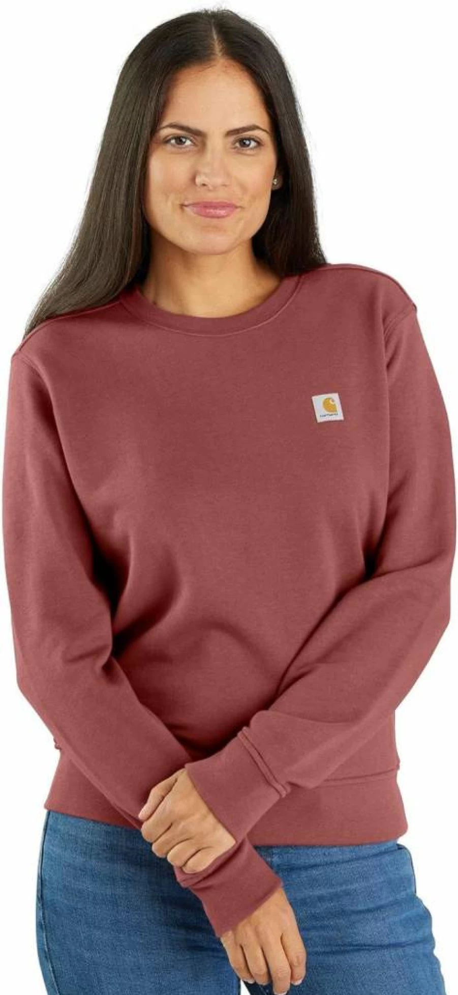 Carhartt Women's Relaxed Fit Tencel Blend Sweatshirt - Comfortable Casual Pullover