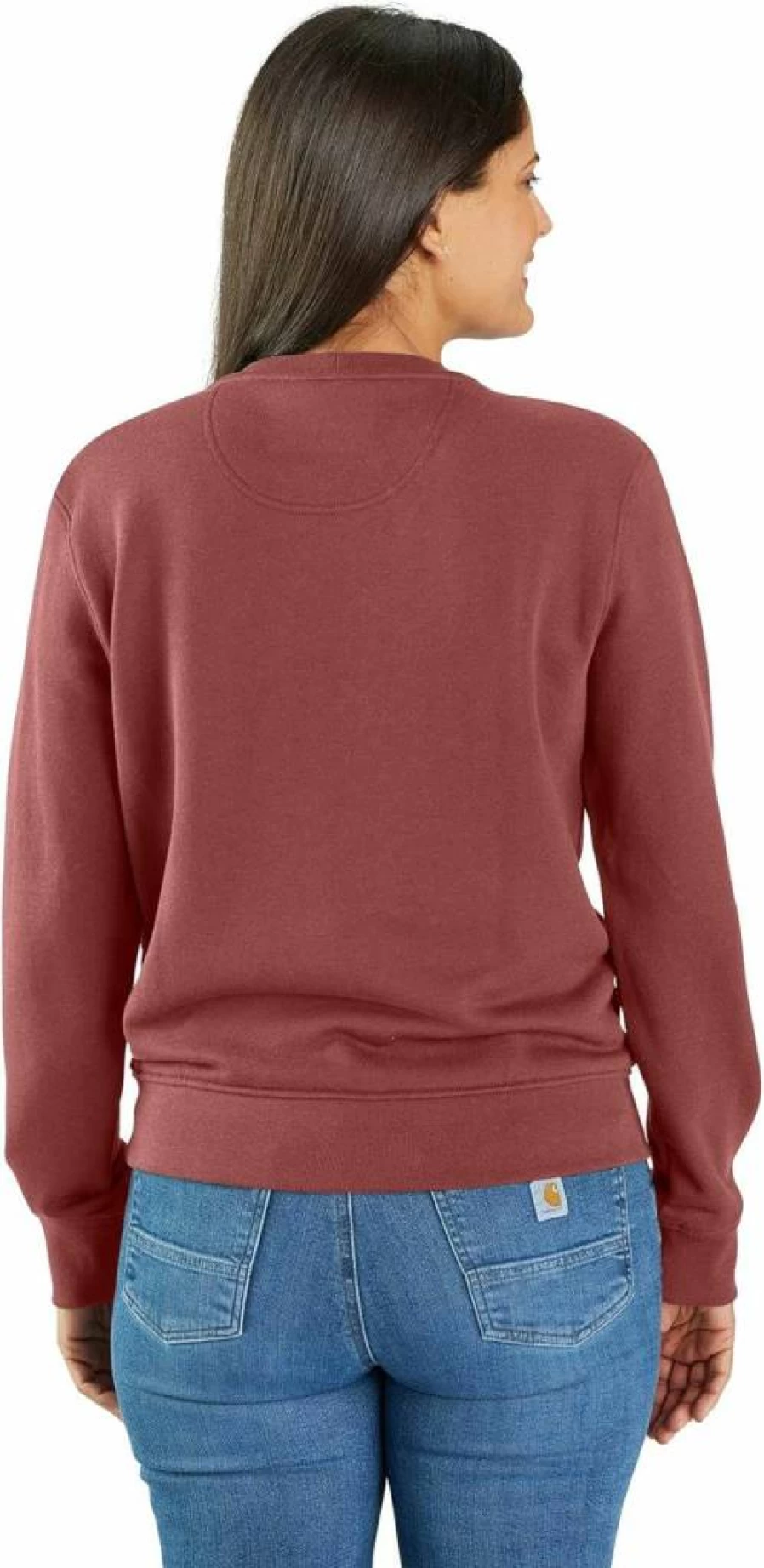 Carhartt Women's Relaxed Fit Tencel Blend Sweatshirt - Comfortable Casual Pullover