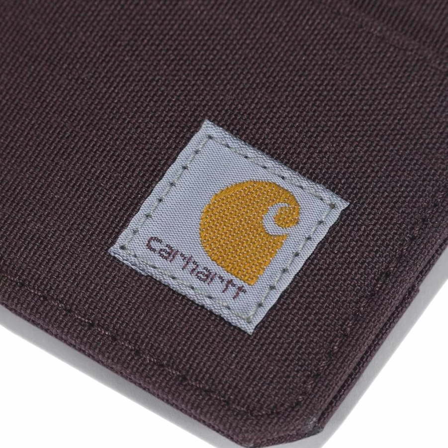 Carhartt Women's Nylon Duck Zippered Card Holder Wallet Casual Accessory