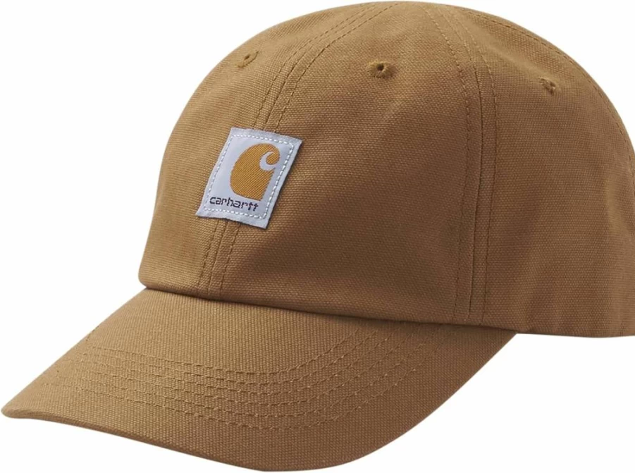 Carhartt Kids' Signature Canvas Baseball Cap - Durable Adjustable Hat for Boys and Girls